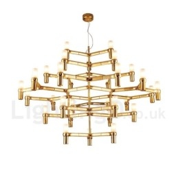30 Licht 5-laags moderne eigentijdse kroonluchterlamp