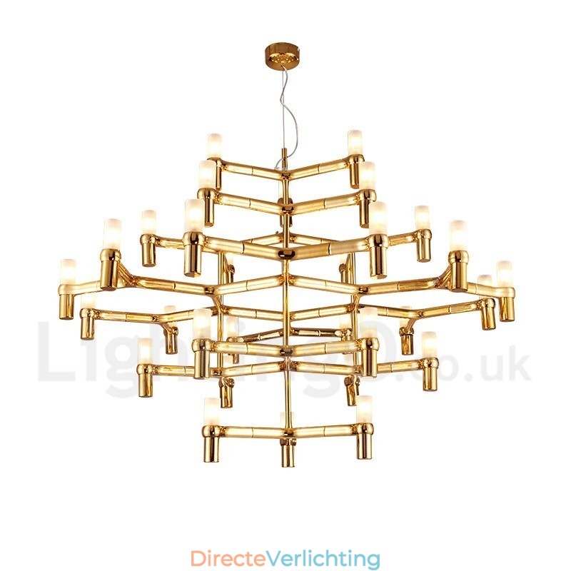 30 Licht 5-laags moderne eigentijdse kroonluchterlamp