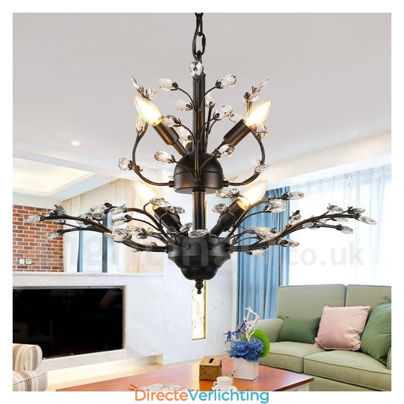 60CM Hoogte 45CM Breed Moderne Hedendaagse 7 Licht Kroonluchter Lamp Licht