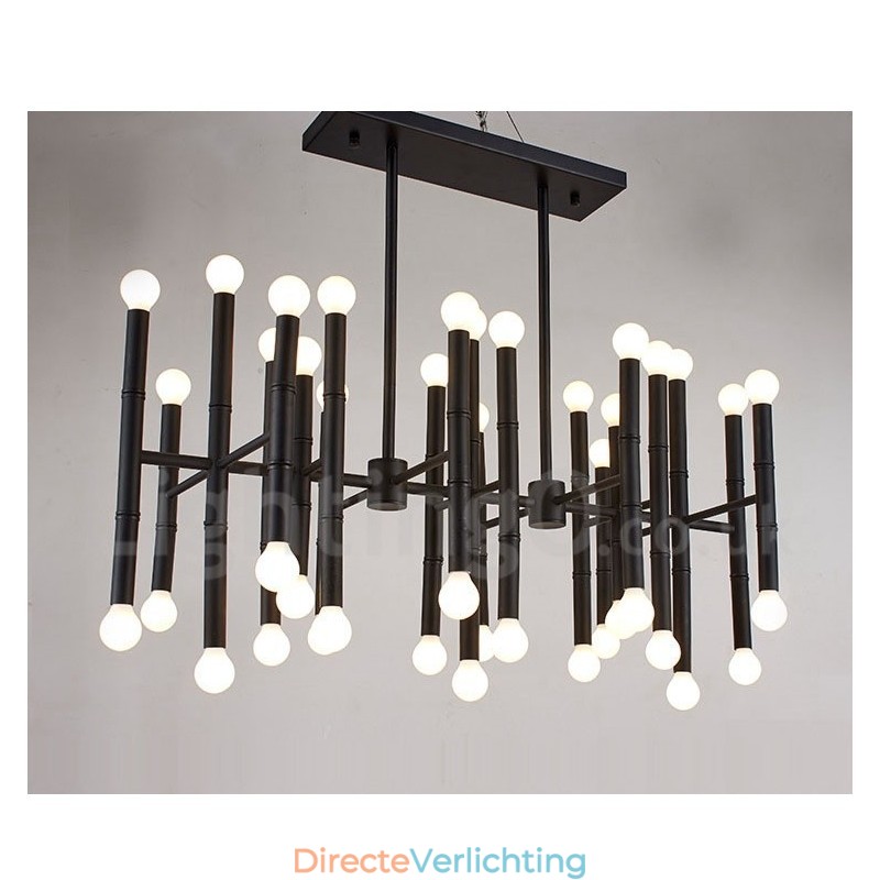 Moderne eigentijdse kroonluchter met 42 lampen voor licht