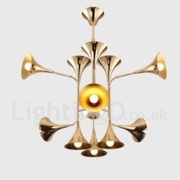 12 Lichts kroonluchterlamp Moderne eigentijdse stijllamp