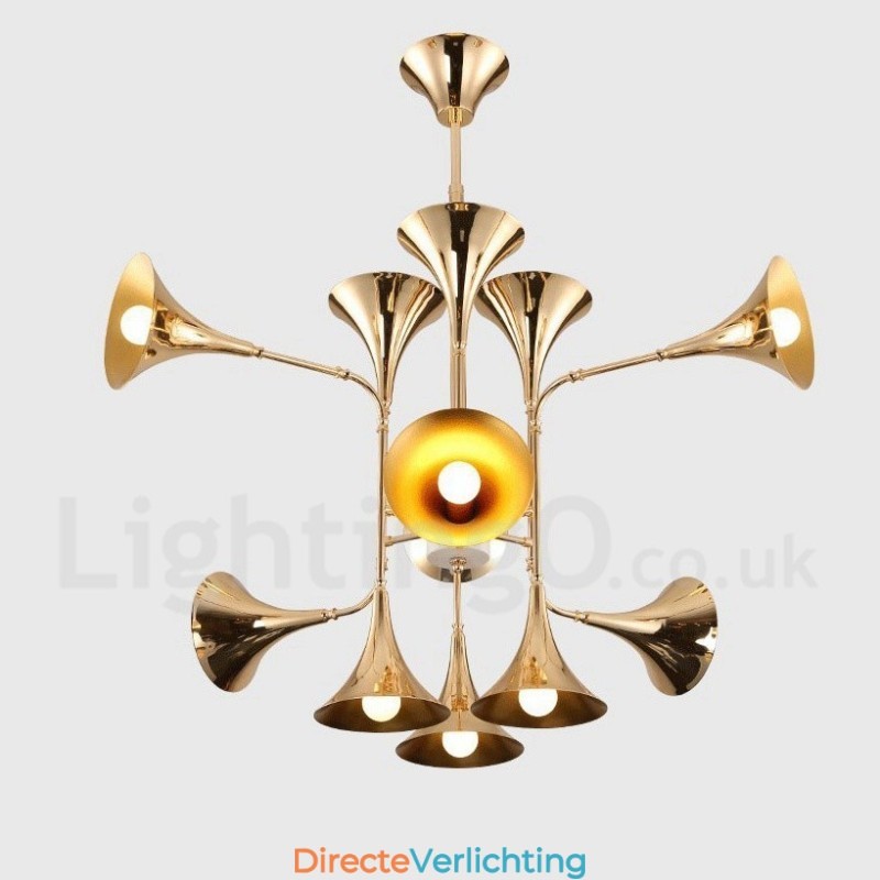 12 Lichts kroonluchterlamp Moderne eigentijdse stijllamp