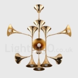 12 Lichts kroonluchterlamp Moderne eigentijdse stijllamp