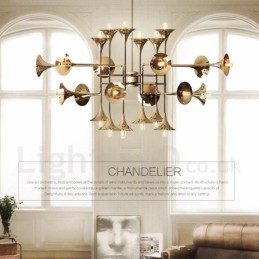 24 Lichts kroonluchterlamp moderne eigentijdse stijl licht