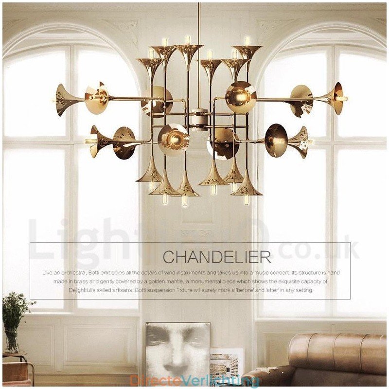 24 Lichts kroonluchterlamp moderne eigentijdse stijl licht