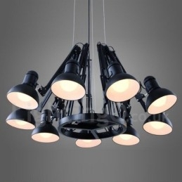 9 Lichts Moderne Hedendaagse Enkelvoudige Kroonluchter Lamp Licht