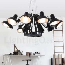 12 Lichts Moderne Hedendaagse Enkelvoudige Kroonluchter Lamp Licht
