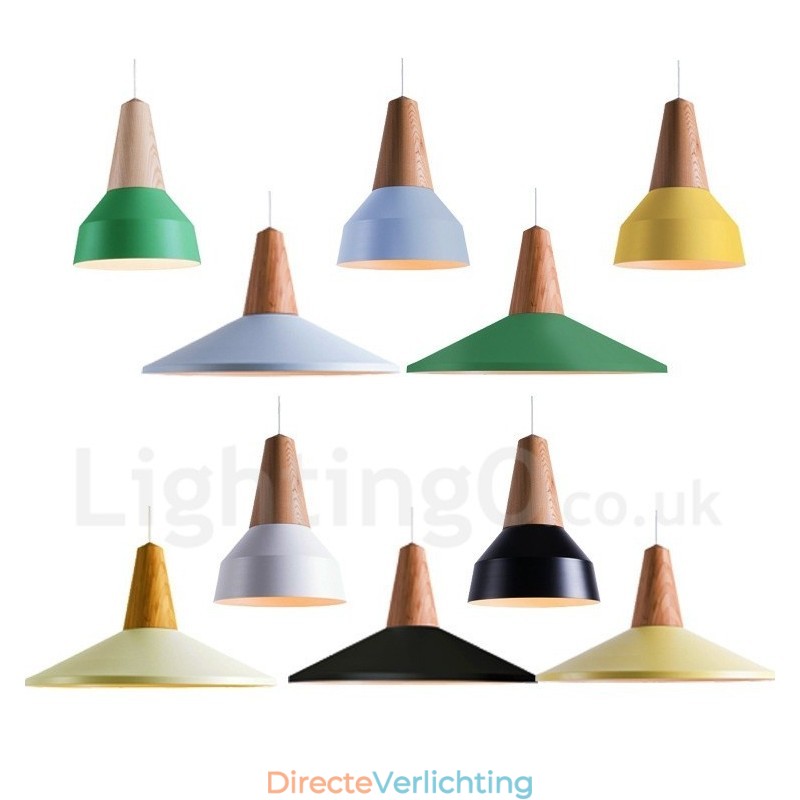 1 Lichts Moderne Hedendaagse Houten Hanglamp