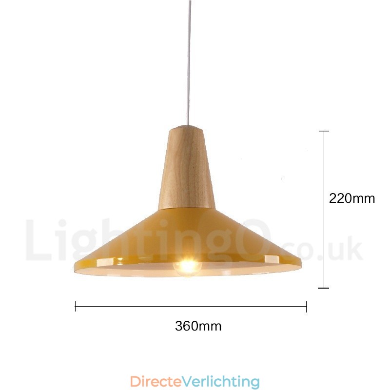 1 Lichts Moderne Hedendaagse Houten Hanglamp