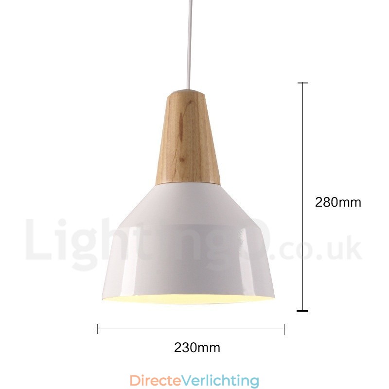 1 Lichts Moderne Hedendaagse Houten Hanglamp