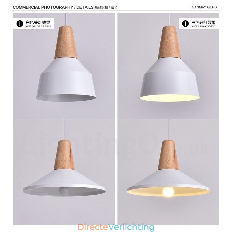 1 Lichts Moderne Hedendaagse Houten Hanglamp