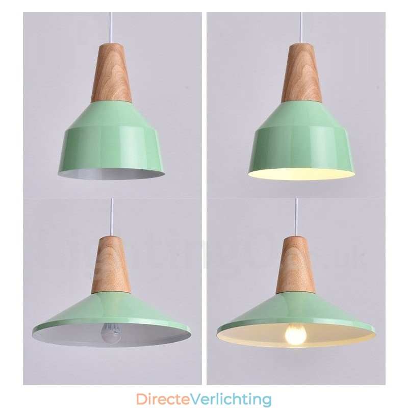 1 Lichts Moderne Hedendaagse Houten Hanglamp