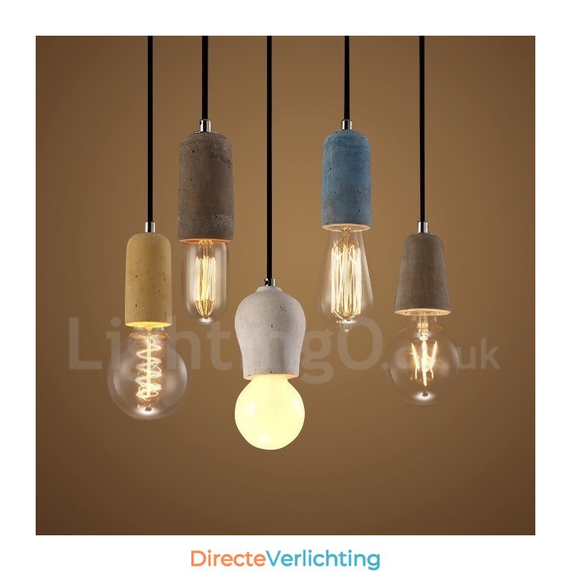 1 Licht Rustieke Lodge Betonnen Hanglamp