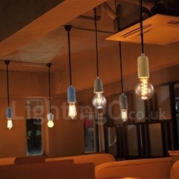 1 Licht Rustieke Lodge Betonnen Hanglamp