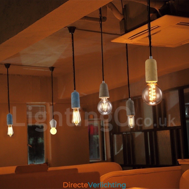1 Licht Rustieke Lodge Betonnen Hanglamp