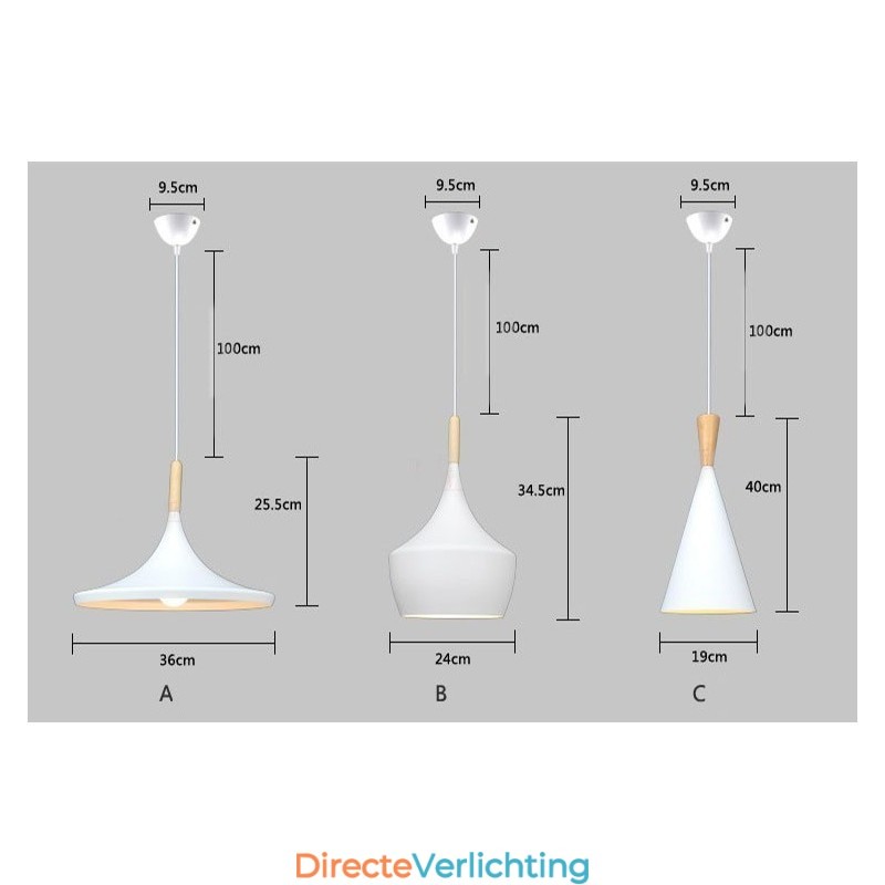 1 Lichts Moderne Hedendaagse Hanglamp