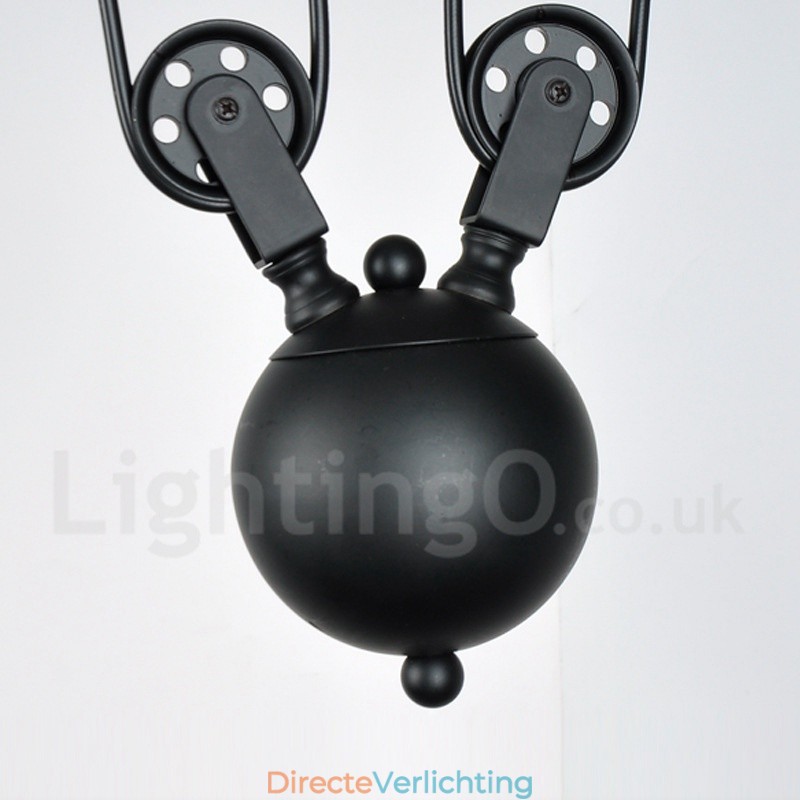 2-lichts landelijke vintage metalen hanglamp