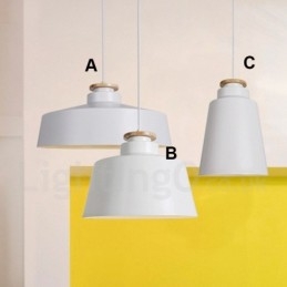 Moderne, eigentijdse metalen hanglamp