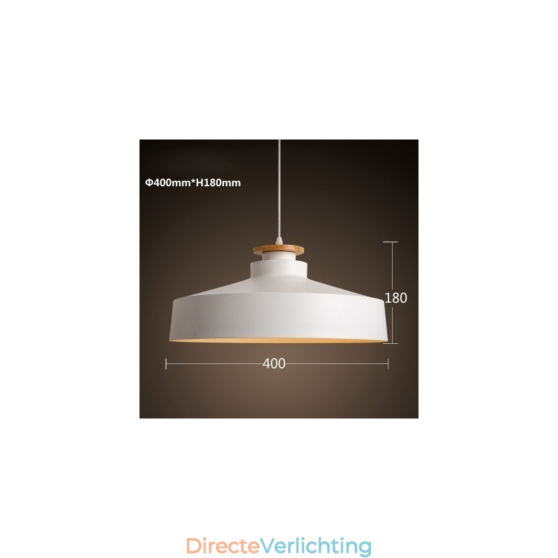 Moderne, eigentijdse metalen hanglamp