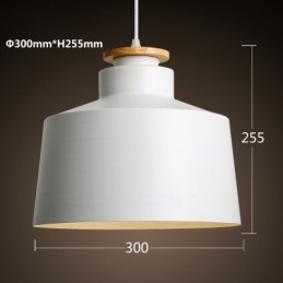 Moderne, eigentijdse metalen hanglamp