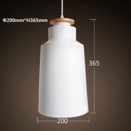 Moderne, eigentijdse metalen hanglamp