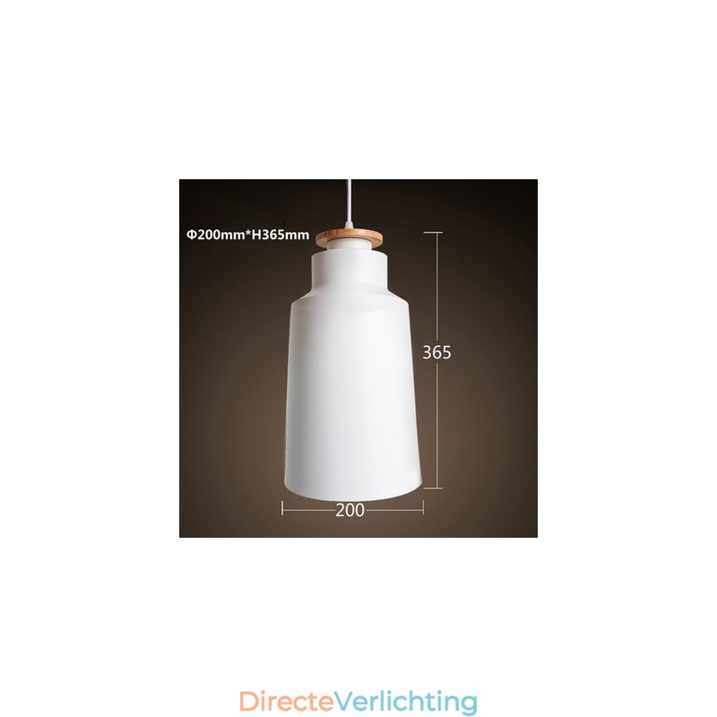 Moderne, eigentijdse metalen hanglamp