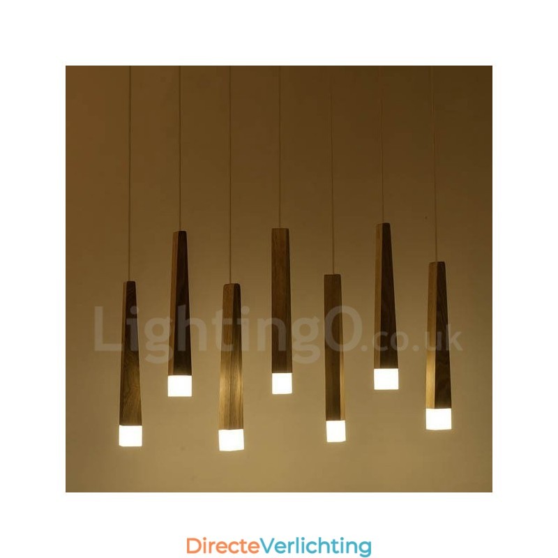 1 Lichts Moderne Hedendaagse Houten Hanglamp