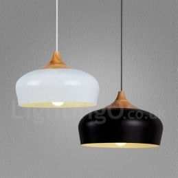 1 Lichts Moderne Hedendaagse Houten Hanglamp