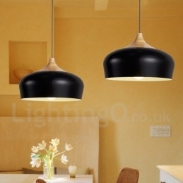 1 Lichts Moderne Hedendaagse Houten Hanglamp