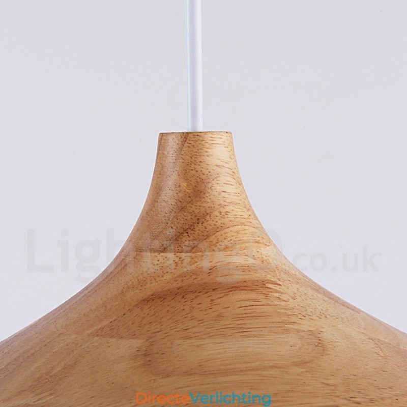 1 Lichts Moderne Hedendaagse Houten Hanglamp