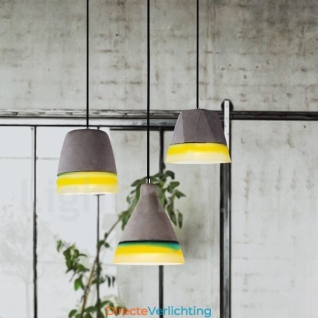 1-lichts vintage betonnen hanglamp 1-lichts vintage betonnen hanglamp