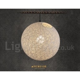 Moderne eigentijdse bamboe rotan hanglamp