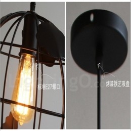 Land Vintage Globe Metalen Hanglamp