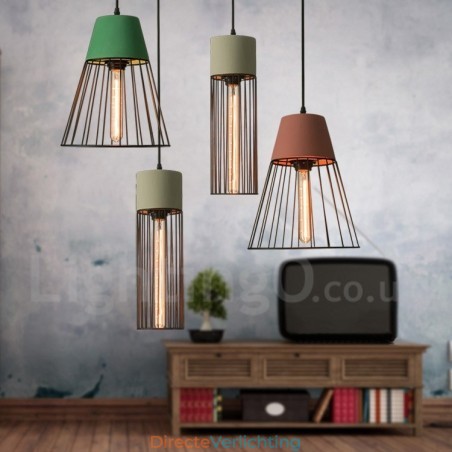 1 Licht Metalen Beton Hanglamp 1 Licht Metalen Beton Hanglamp