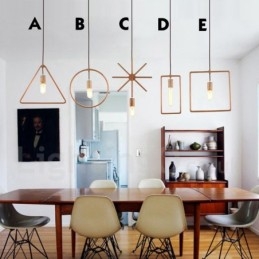 1 Licht Rustieke Lodge Houten Hanglamp