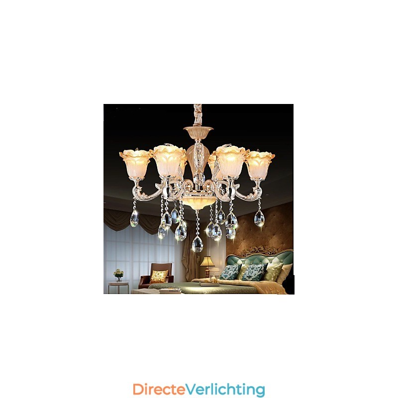 Europese stijl retro kristallen hanglamp Americange lamp