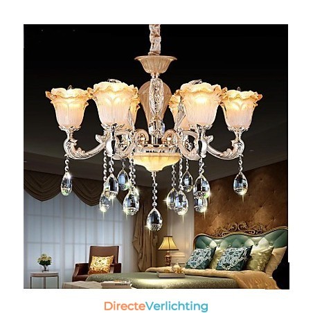 Europese stijl retro kristallen hanglamp Americange lamp Europese stijl retro kristallen hanglamp Americange lamp