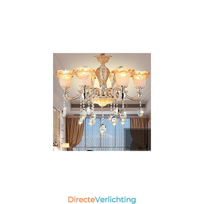 Europese stijl retro kristallen hanglamp Americange lamp