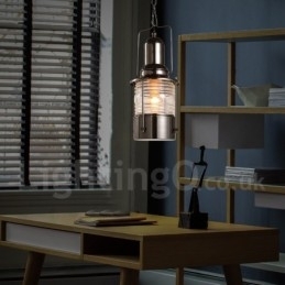 Retro Vintage 1 Licht Lantaarn Koperen Hanglamp