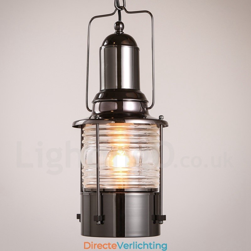 Retro Vintage 1 Licht Lantaarn Koperen Hanglamp