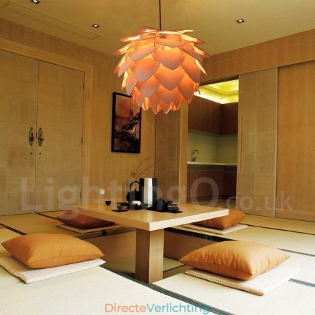 Rustieke Lodge Houten Dennenappel Hanglamp Rustieke Lodge Houten Dennenappel Hanglamp