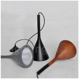 1-lichts vintage betonnen hanglamp