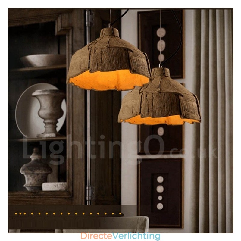 Vintage betonnen hanglamp
