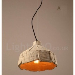 Vintage betonnen hanglamp
