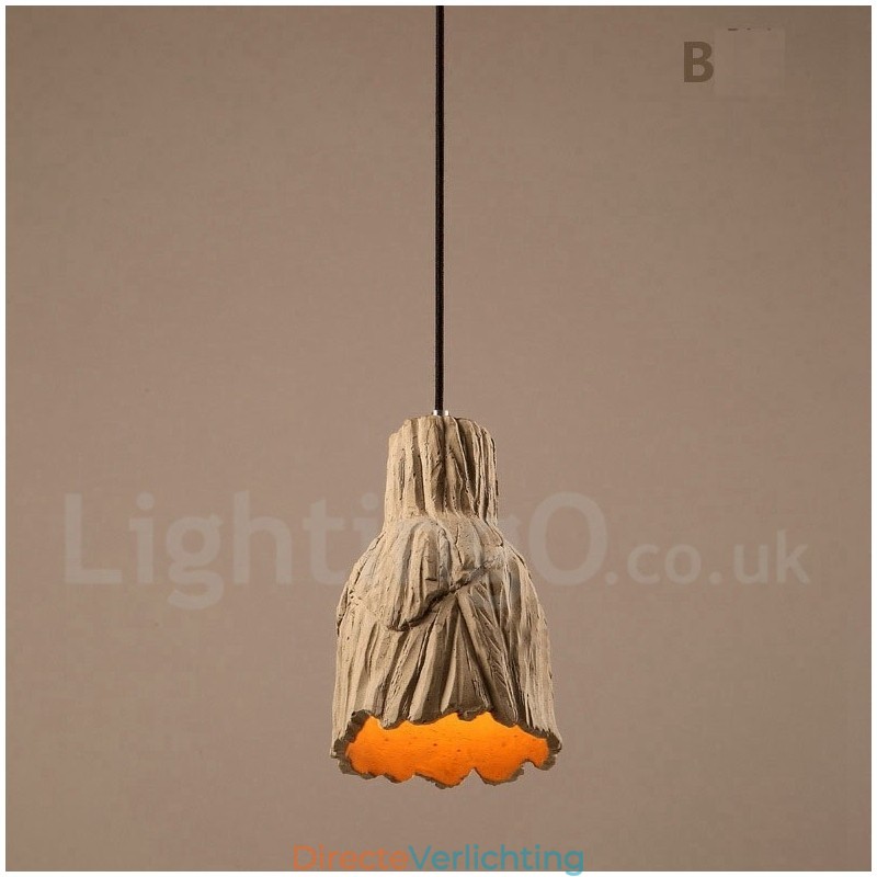 Vintage betonnen hanglamp
