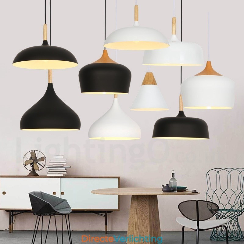 Moderne, eigentijdse hanglamp met 1 lichtbron