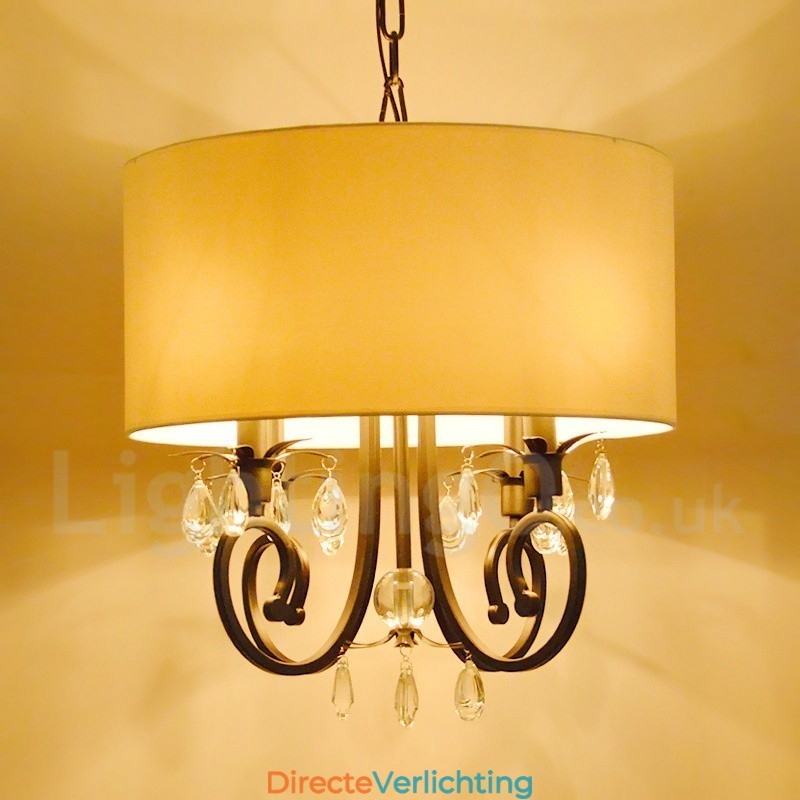 Rustieke Lodge Metalen Trommel Hanglamp