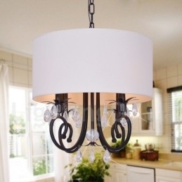 Rustieke Lodge Metalen Trommel Hanglamp