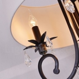 Rustieke Lodge Metalen Trommel Hanglamp