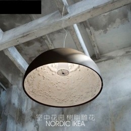 Zwarte rustieke Lodge hanglamp met 1 licht